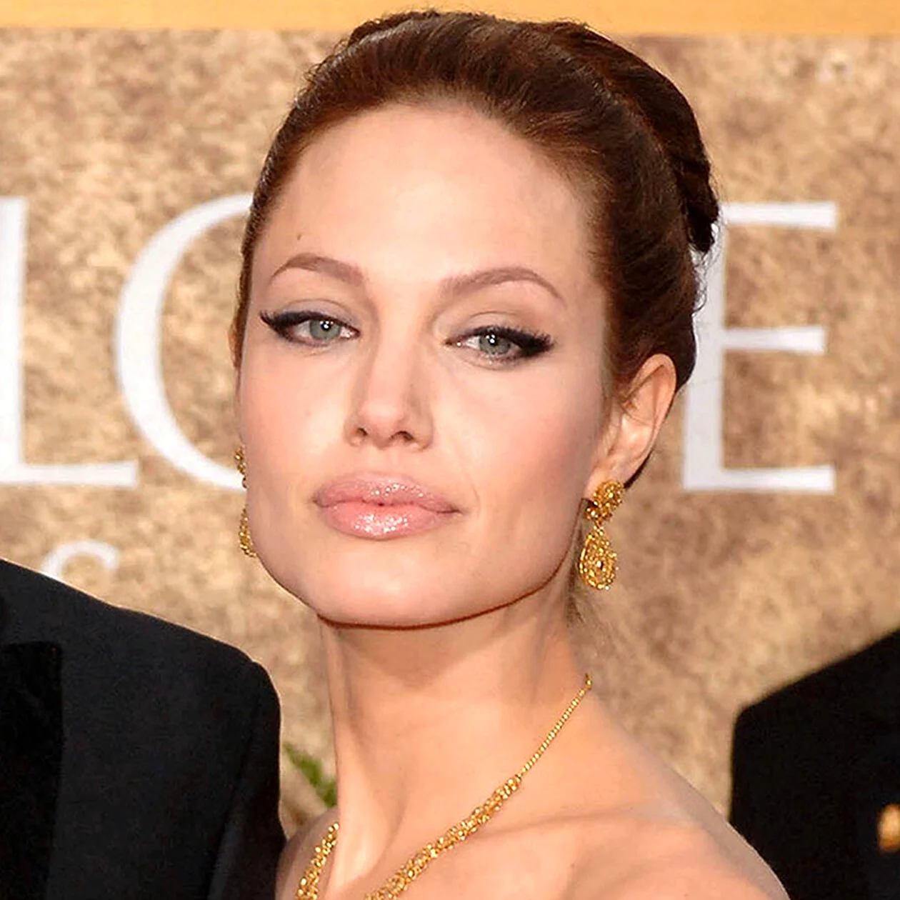 Анджелина Джоли макияж глаз