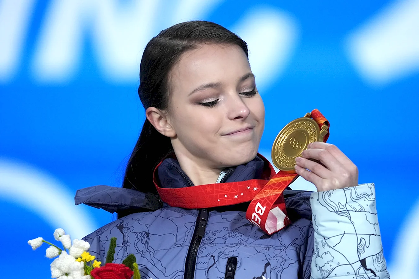 Анна Щербакова на награждении 2022