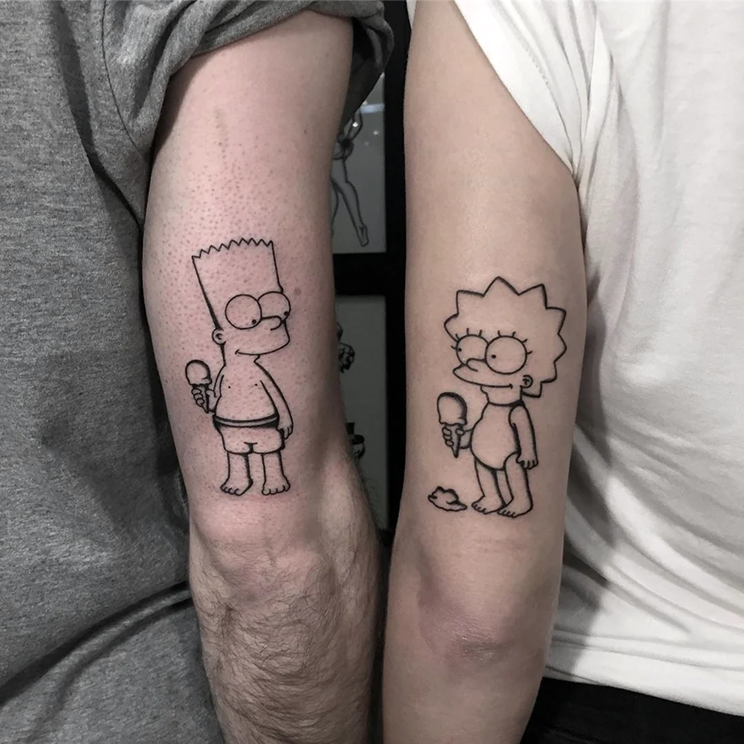 Барт и Лиза тату