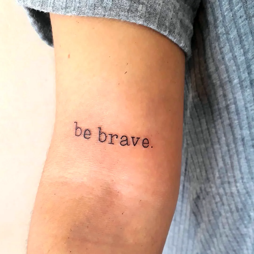 Be Brave тату