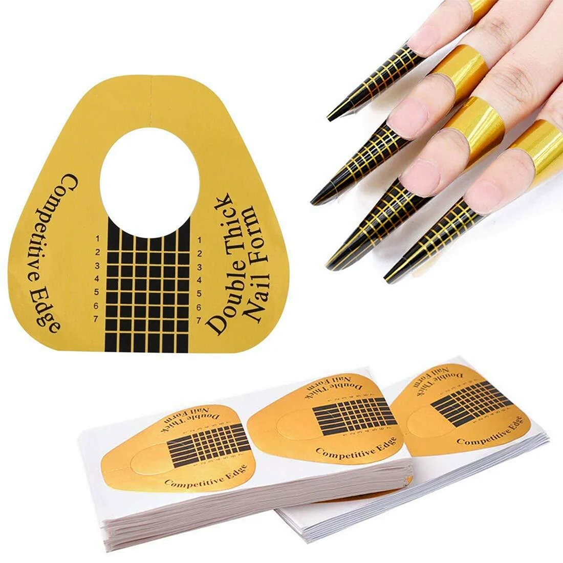 Бумажные формы для наращивания ногтей