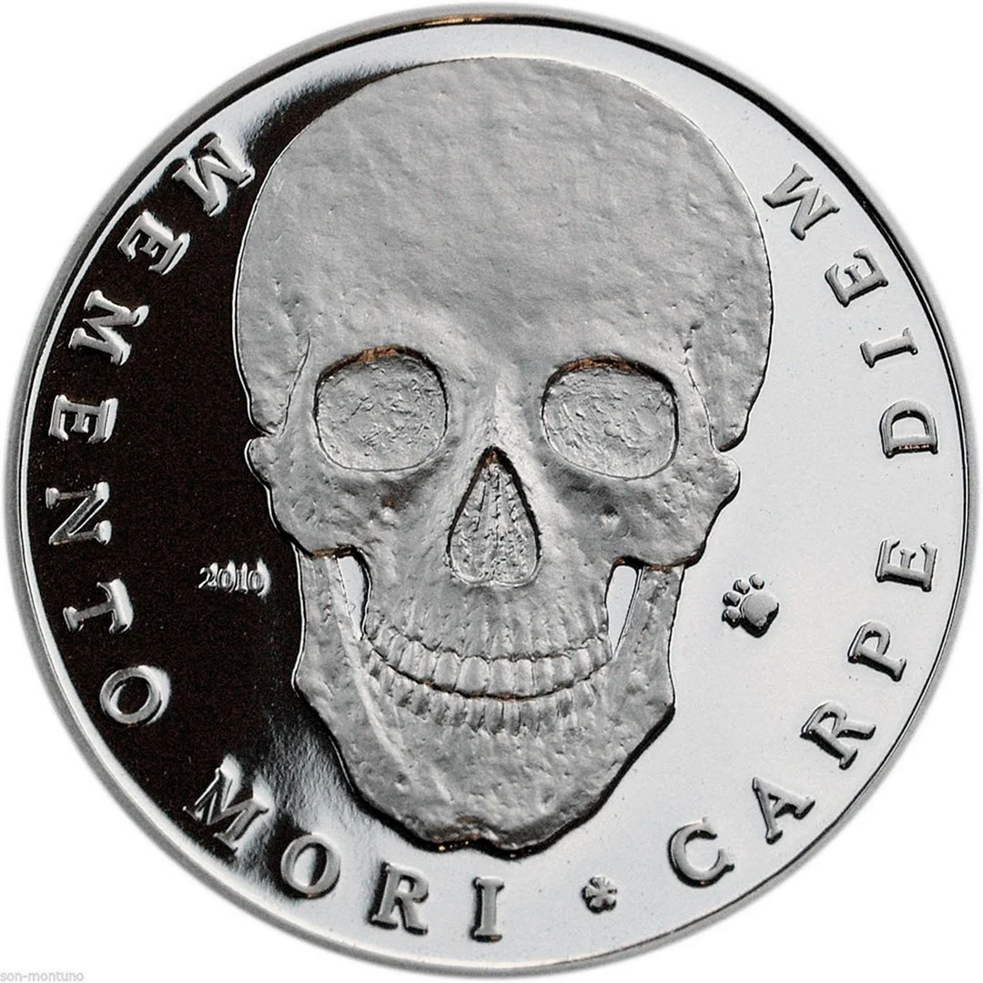 Carpe Diem Memento Mori монета
