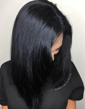 Черный цвет волос