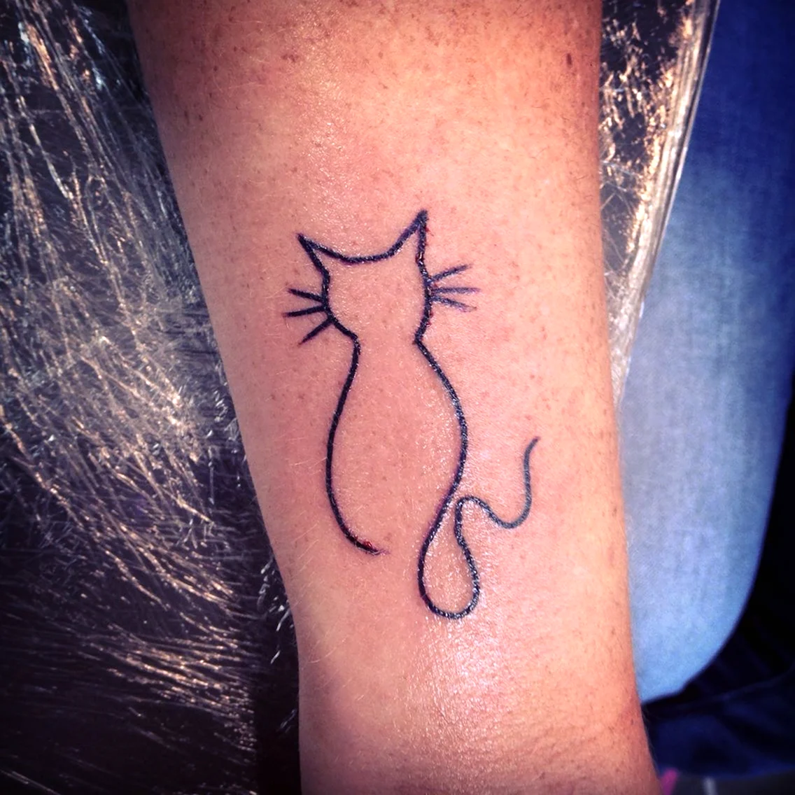 Crazy Cat Tattoo