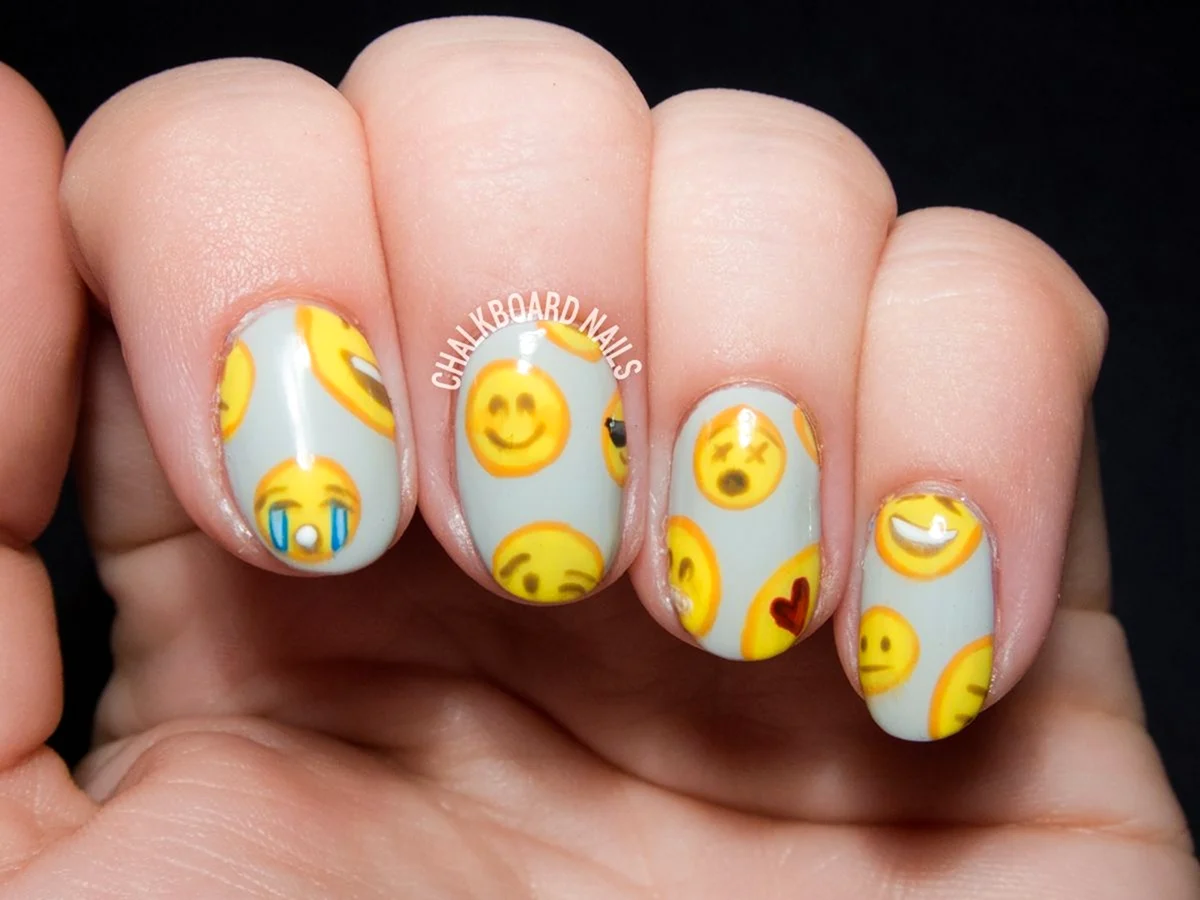 Cursed Emoji Nails