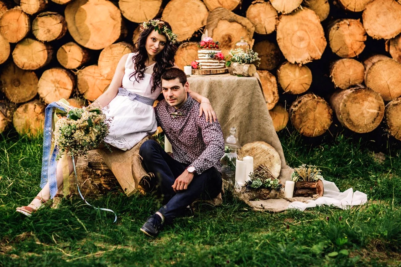 Деревянная свадьба фотосессия