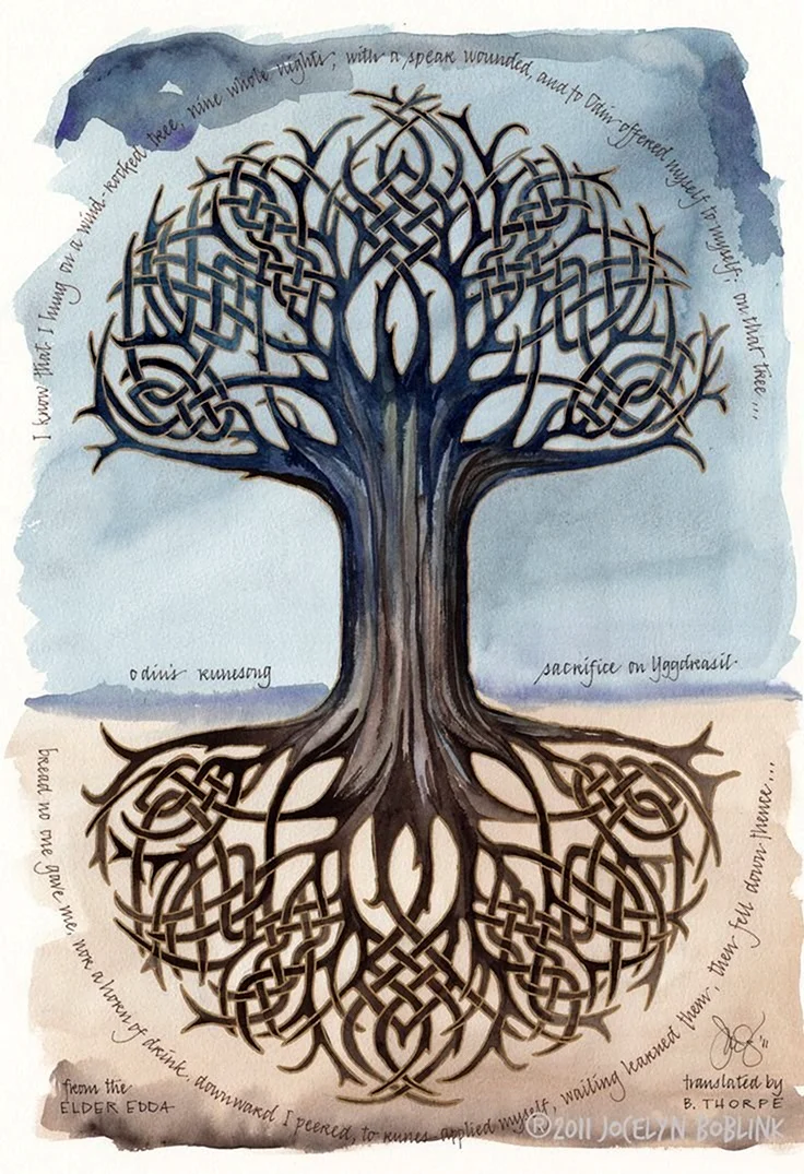 Дерево Иггдрасиль и Древо жизни