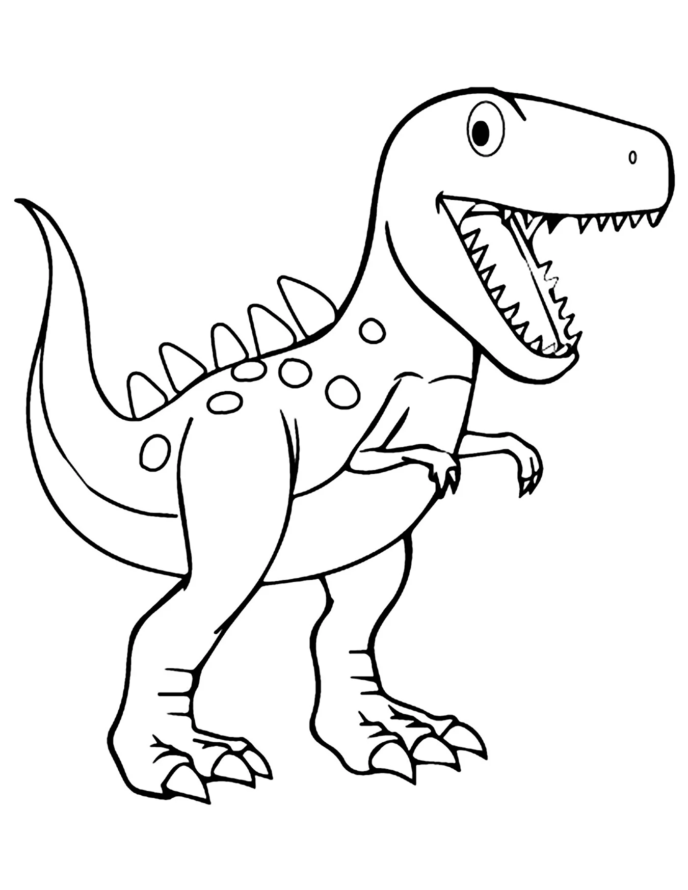 Dinosaur Coloring Worksheet