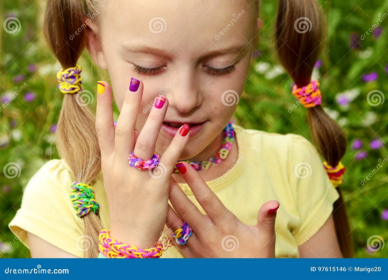 Длинные ногти для детей