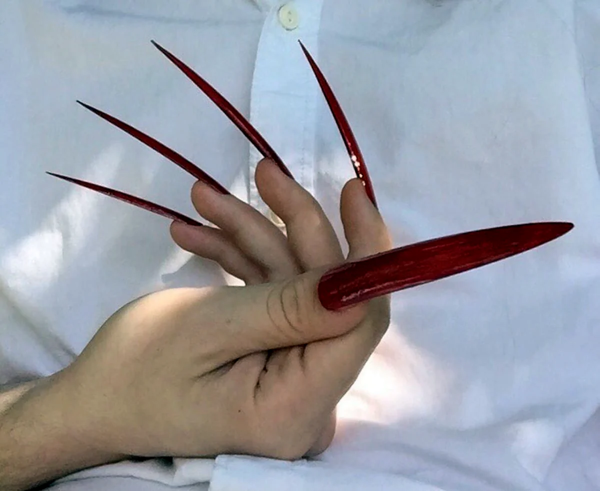 Длинные женские ногти
