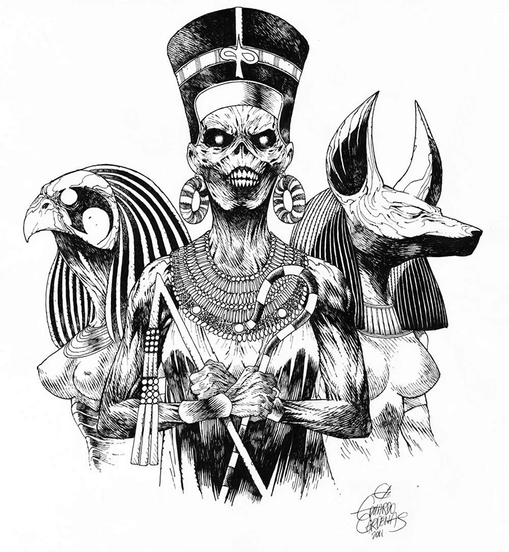 Египетские тату эскизы Анубис