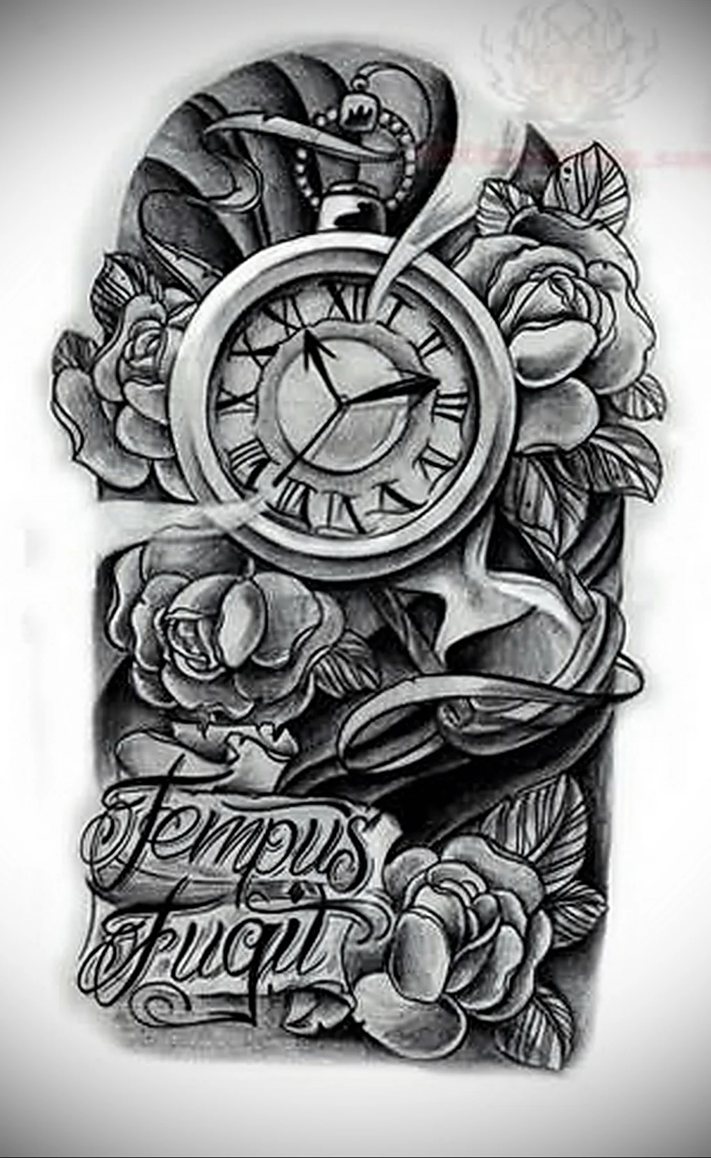 Эскизы татуировок для мужчин часы