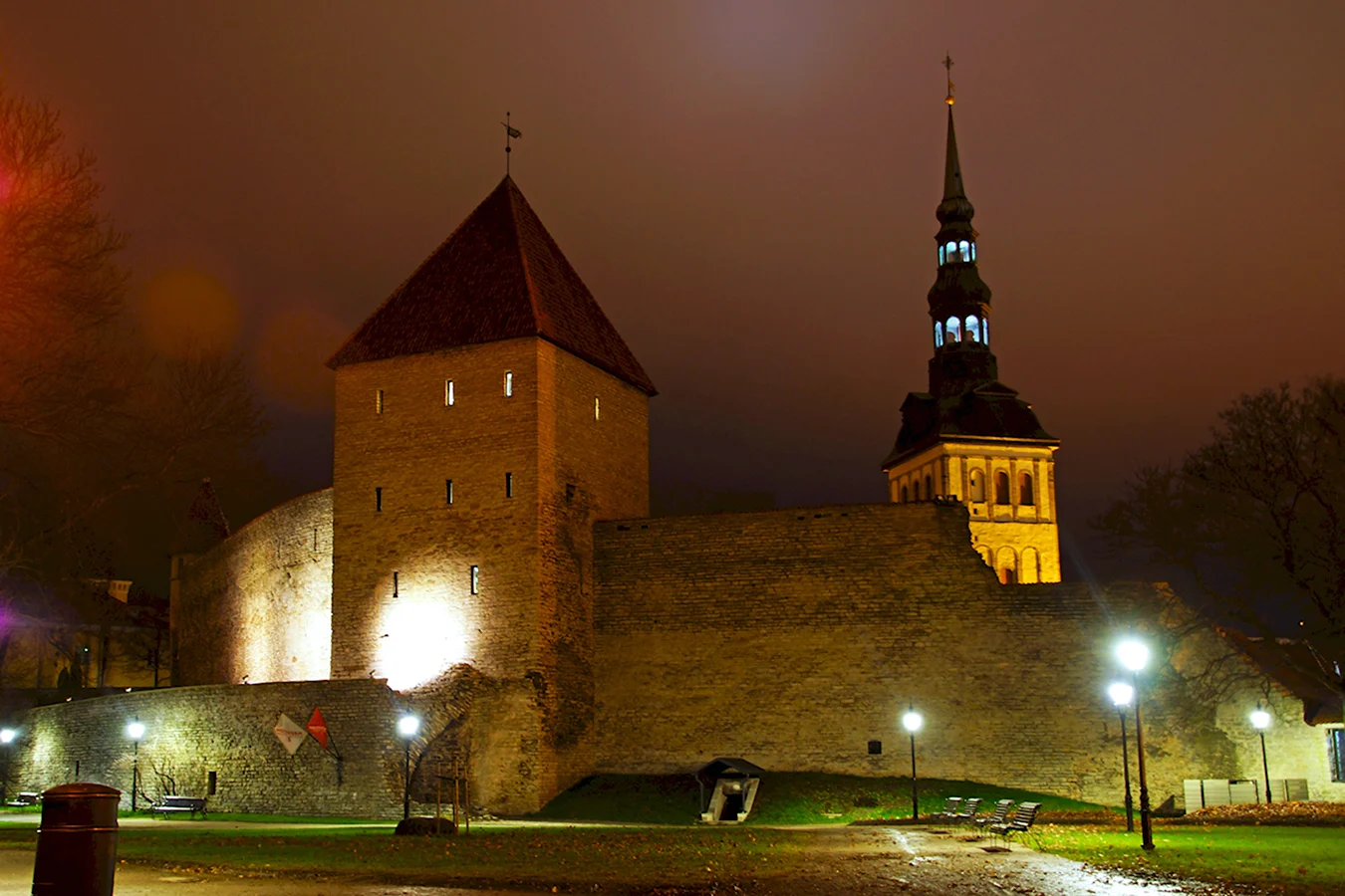 Эстония крепости Таллинн