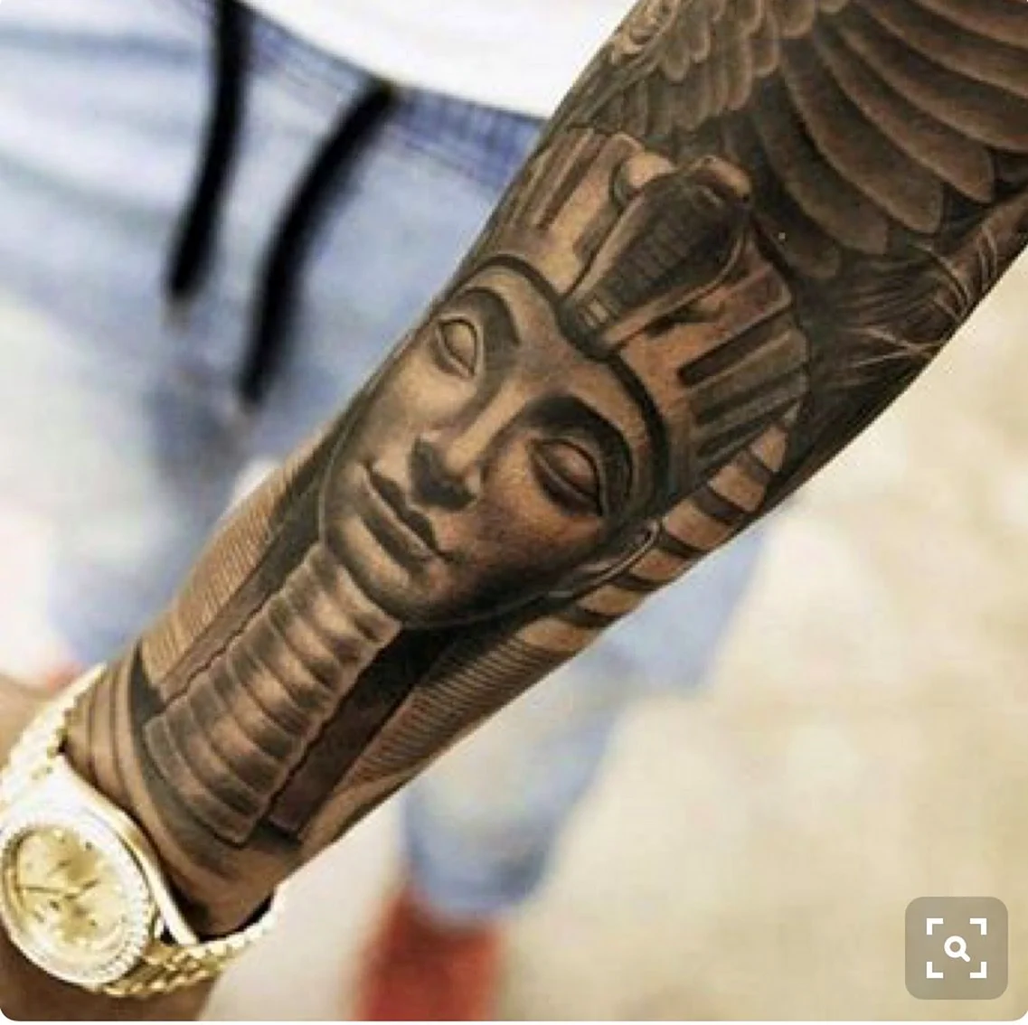 Фараон Тутанхамон тату