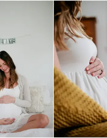 Фотосессия беременности дома самой