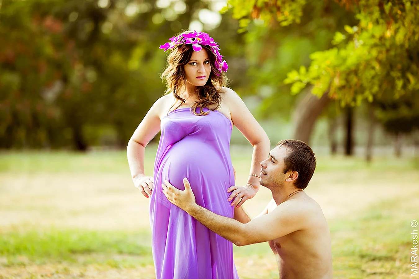 Фотосессия беременности с мужем