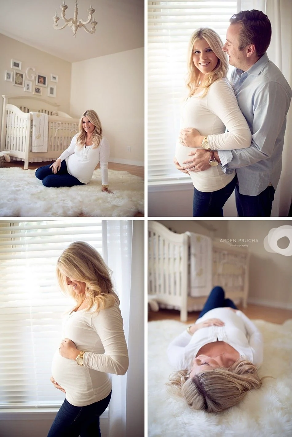 Фотосессия беременных дома