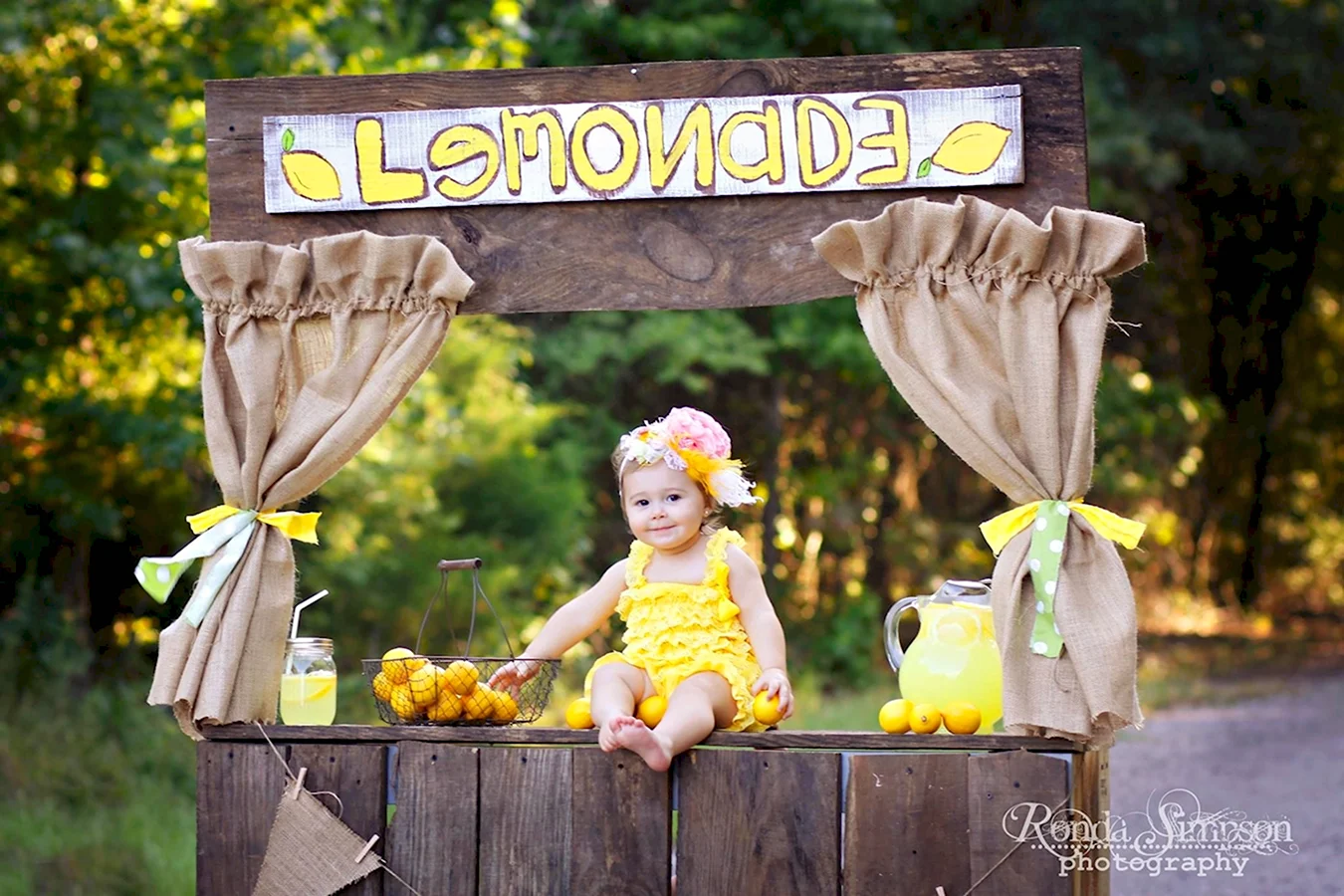 Фотосессия лимонад детская