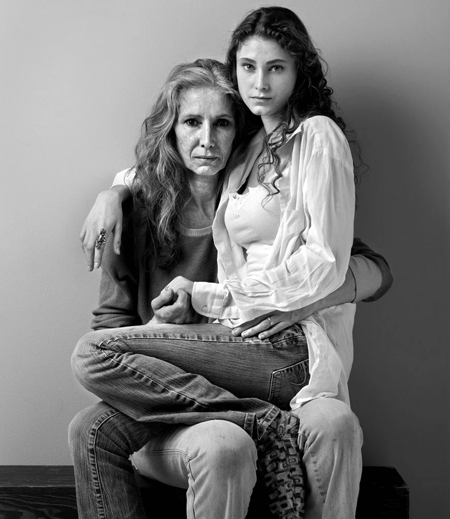 Фотосессия мать и дочь