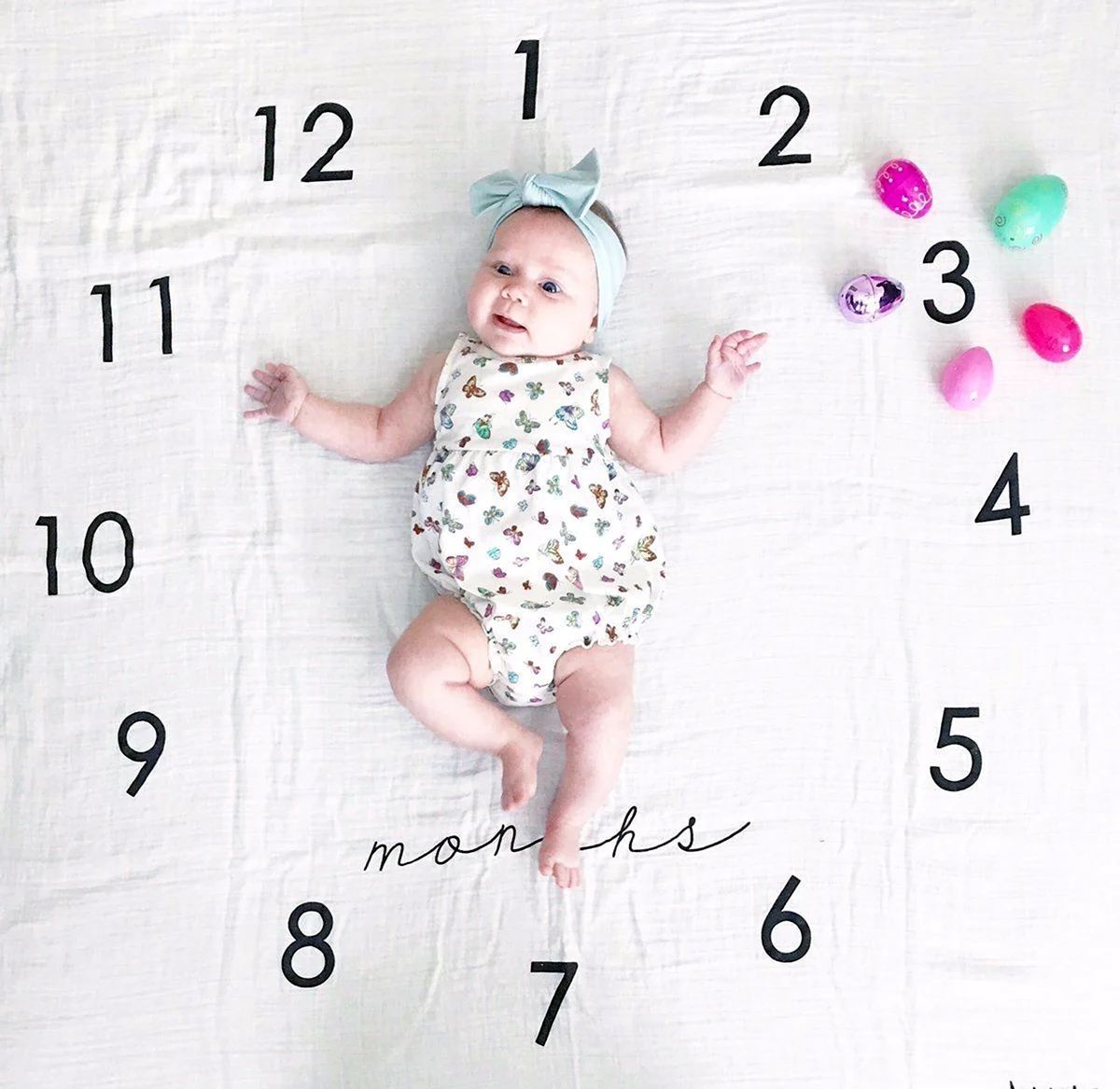 Фотосессия по месяцам малыша