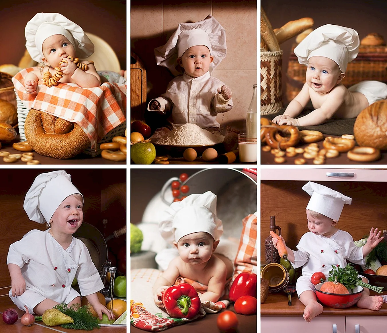 Фотосессия повар для малышей