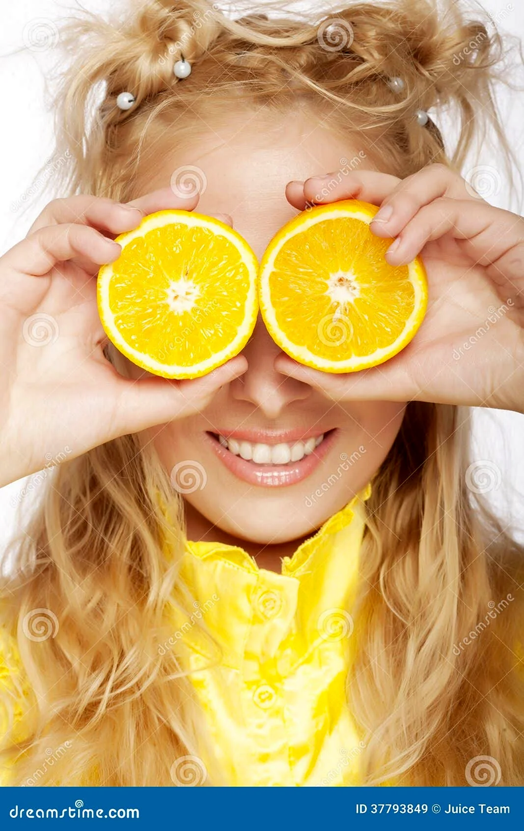 Фотосессия с апельсинами