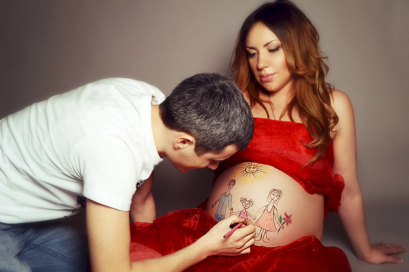 Фотосессия с беременной женой