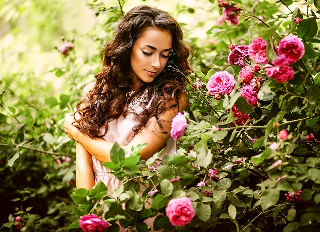 Фотосессия в саду роз