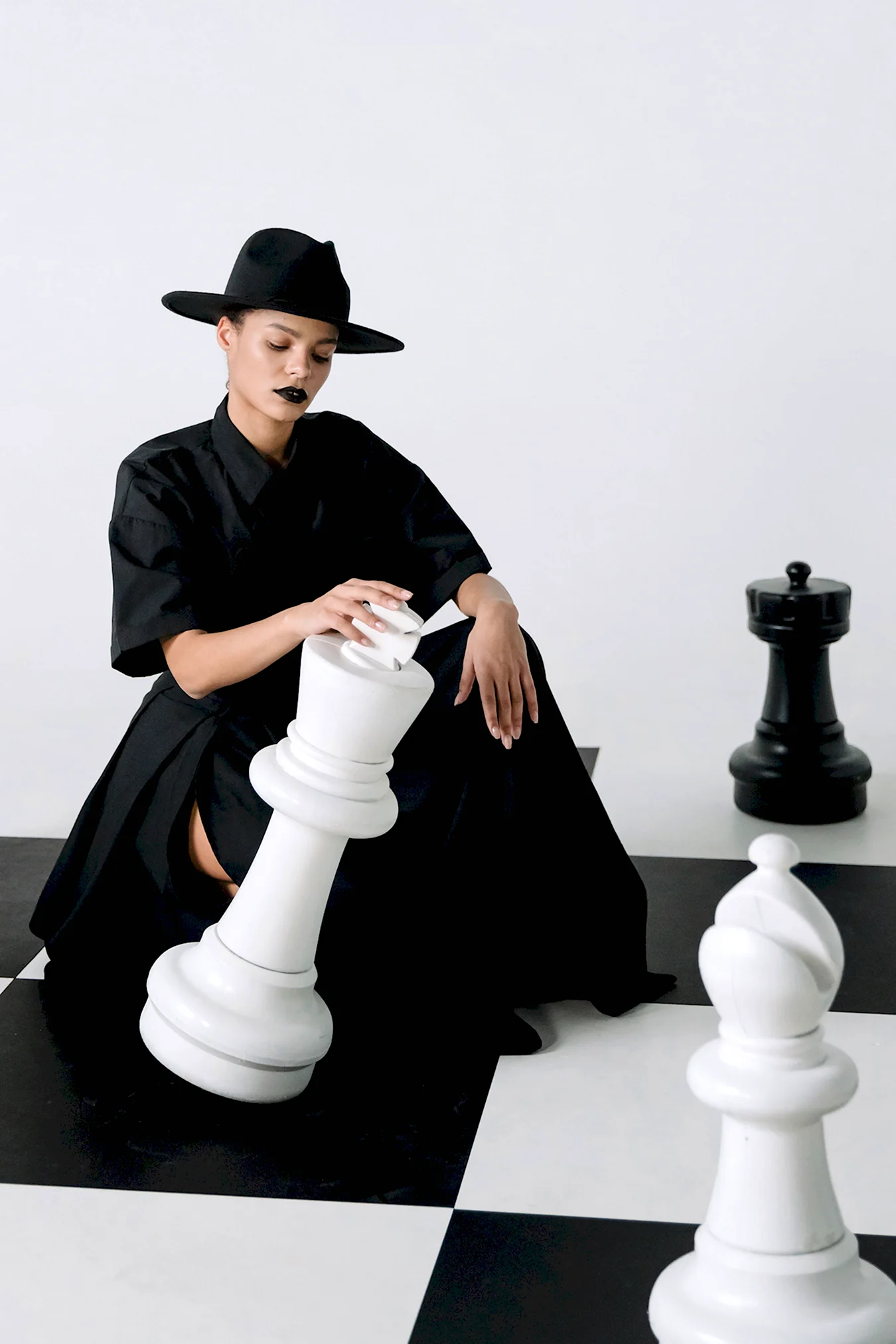 Фотосессия в шахматном стиле