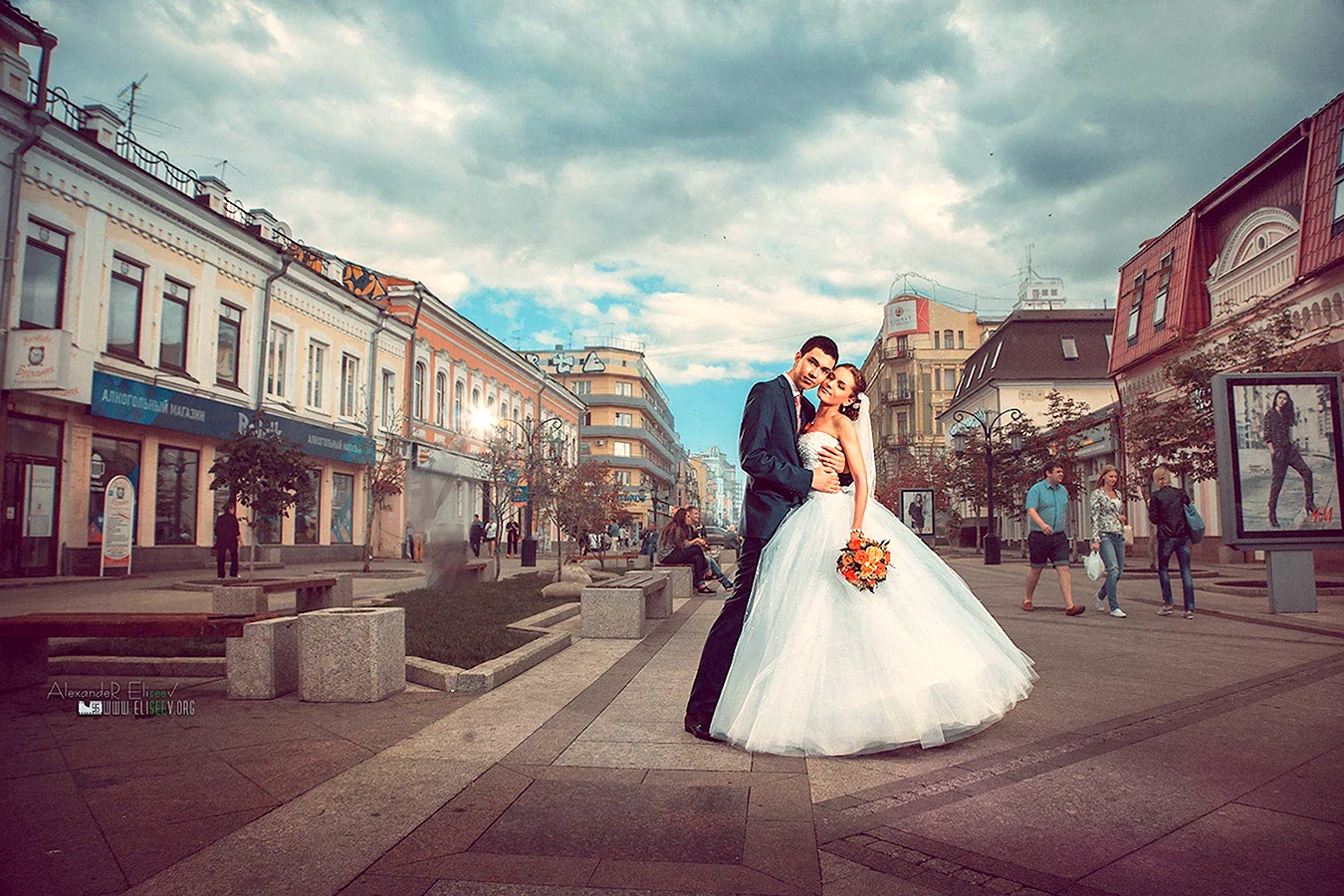 Фотосет свадебный в городе