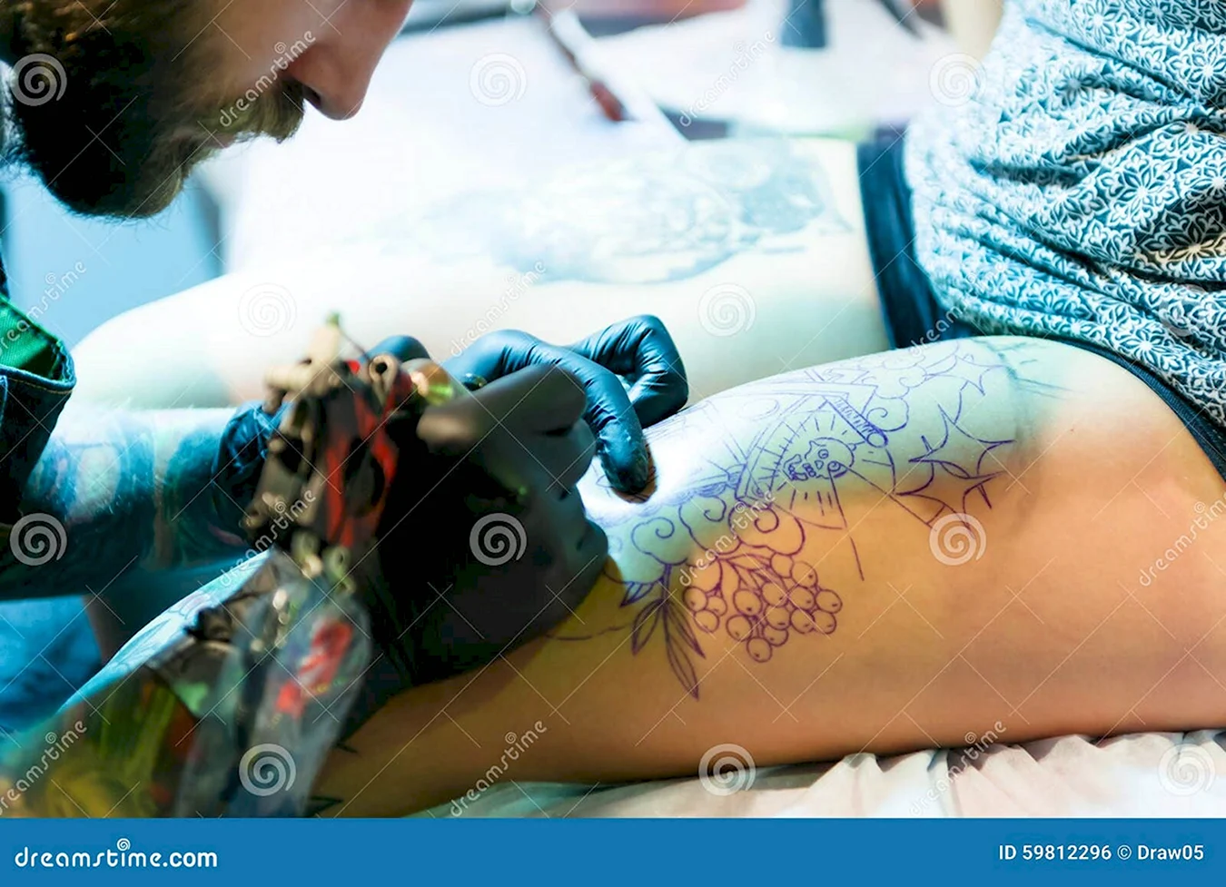 Где делают Татуировки девушки