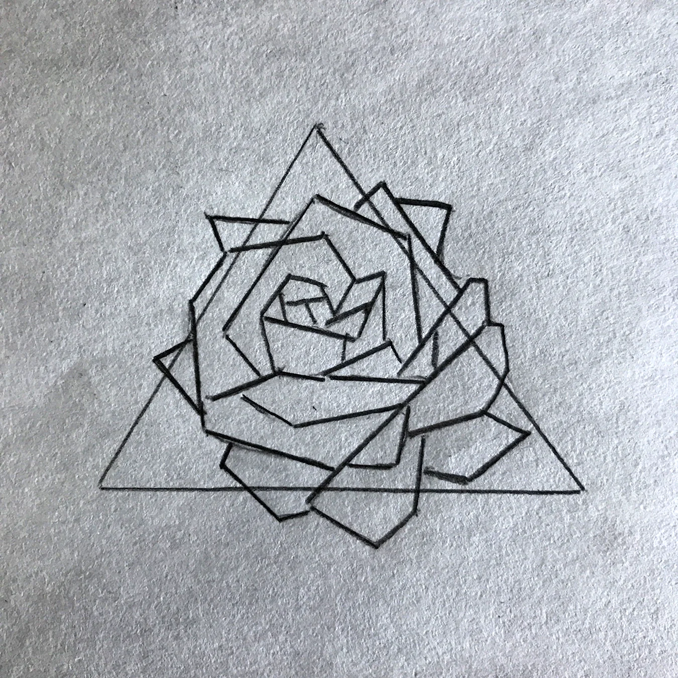 Геометрическая роза