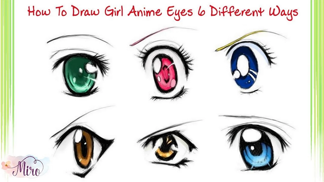 Глаза в стиле аниме