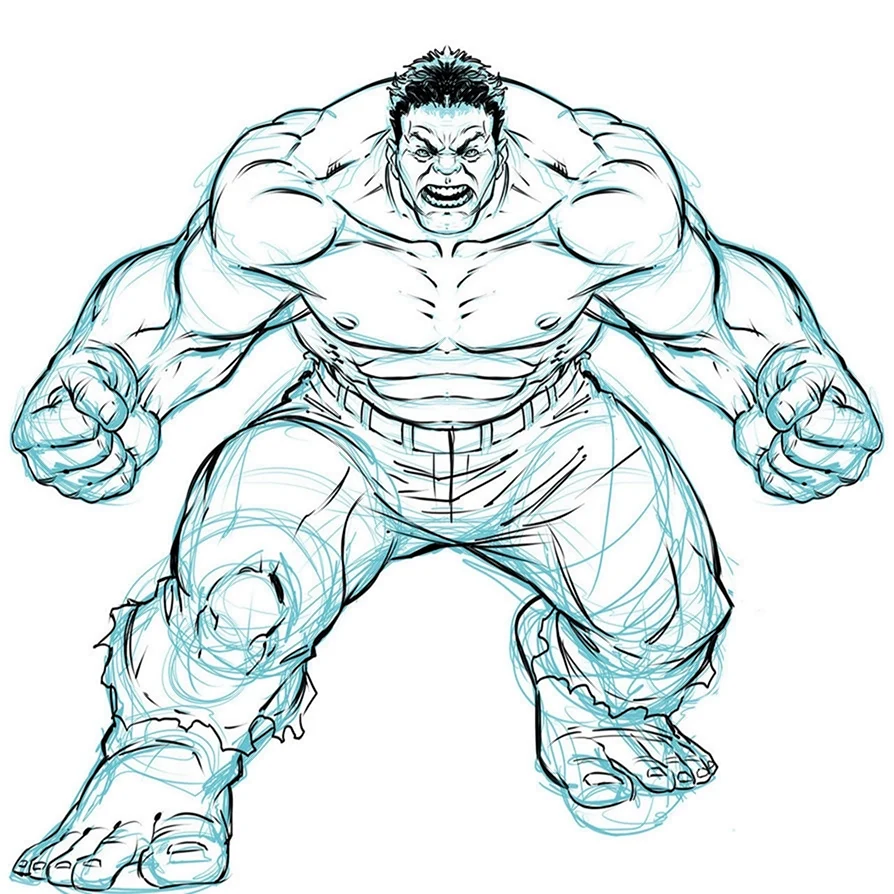Hulk risovat