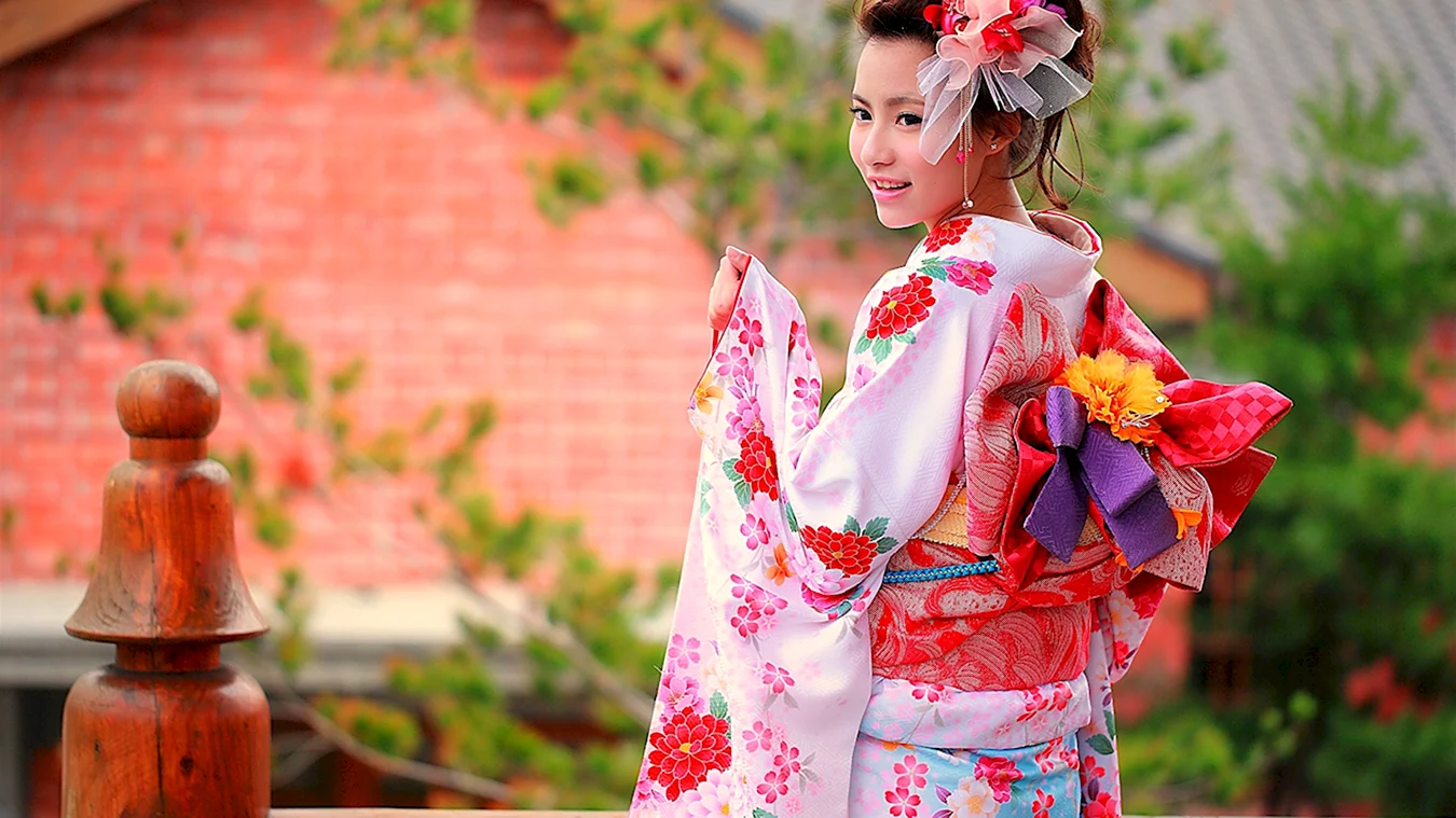 Япония народ кимоно
