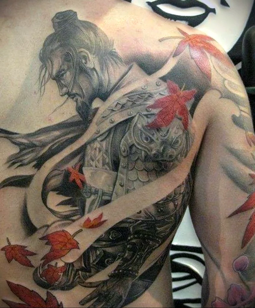 Японская Татуировка Самурай