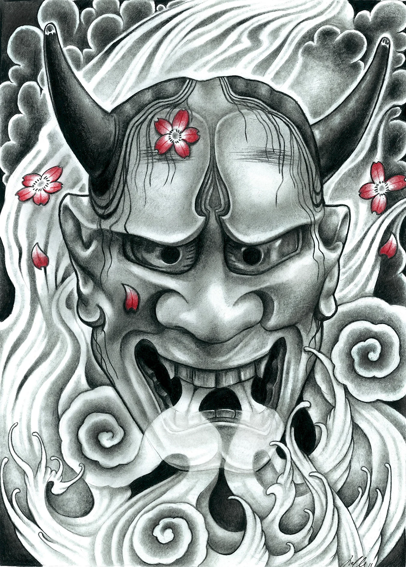 Японский демон Ханья