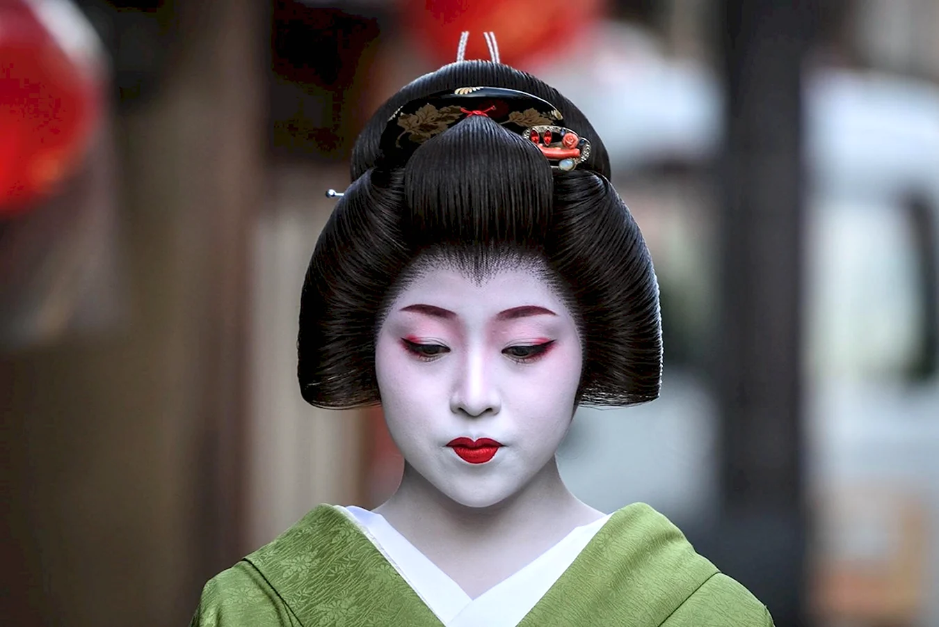 Японский макияж гейши