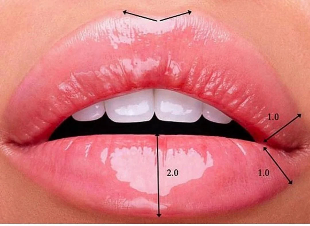 Идеальный размер губ