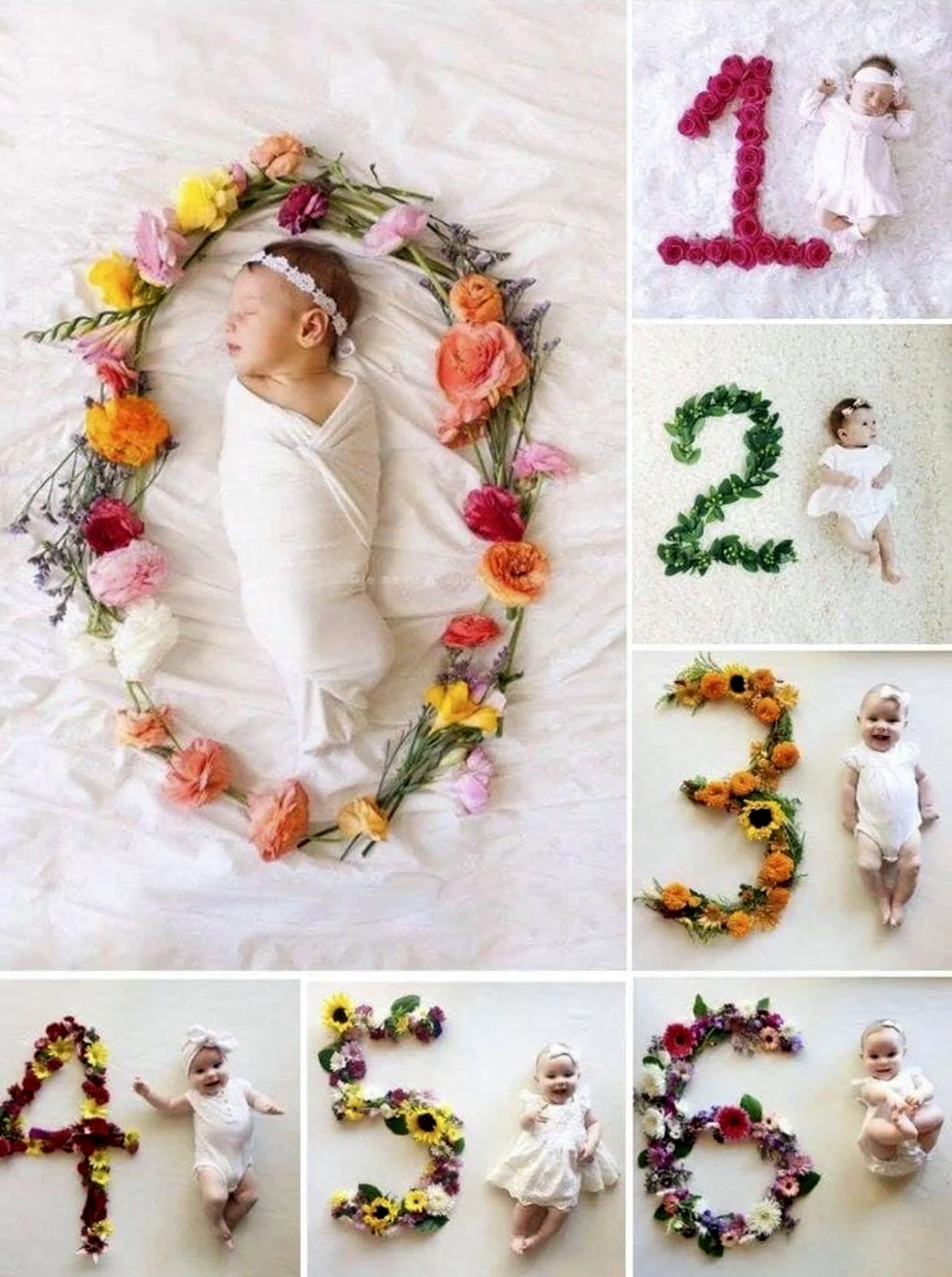 Идеи для фотосессии для новорожденных на каждый месяц
