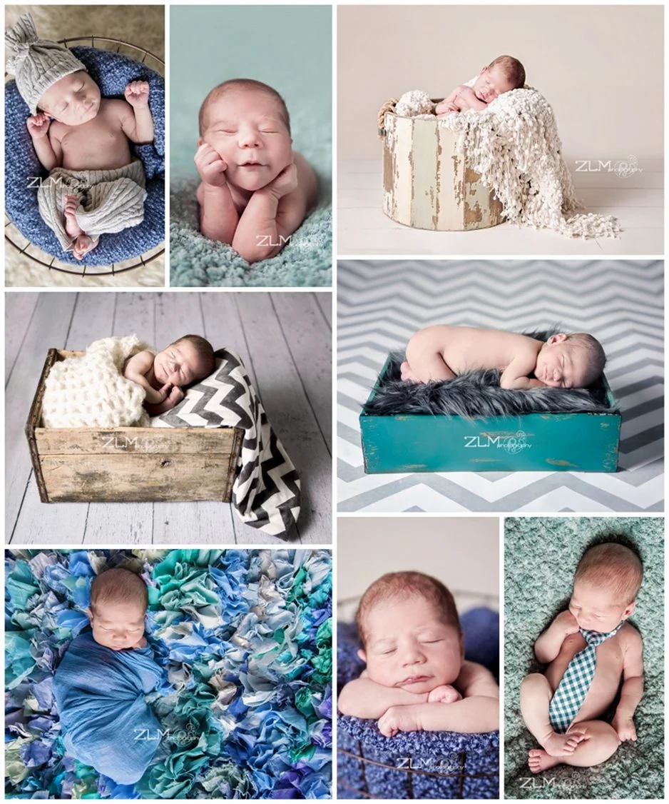 Идеи для фотосессии новорожденных мальчиков
