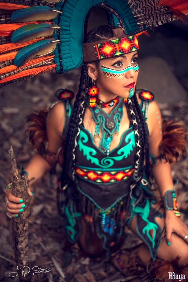 Индейцы Майя девушки