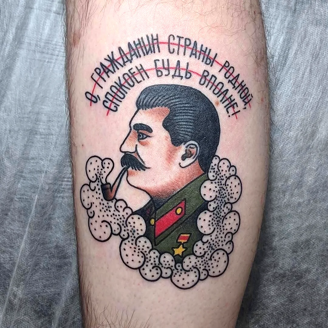 Иосиф Сталин тату