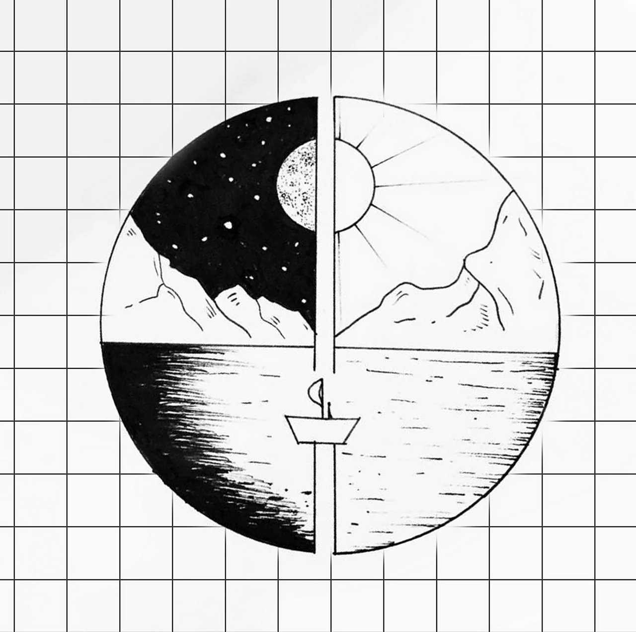 Юпитер рисунок для срисовки