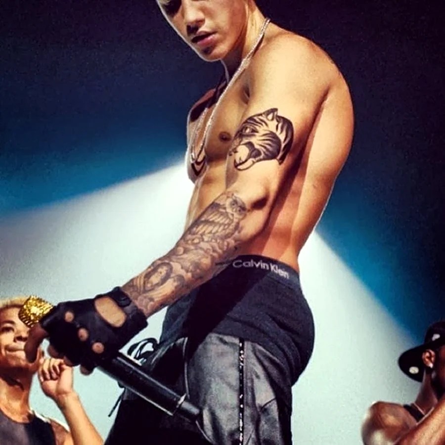 Justin Bieber Tattoo 2013