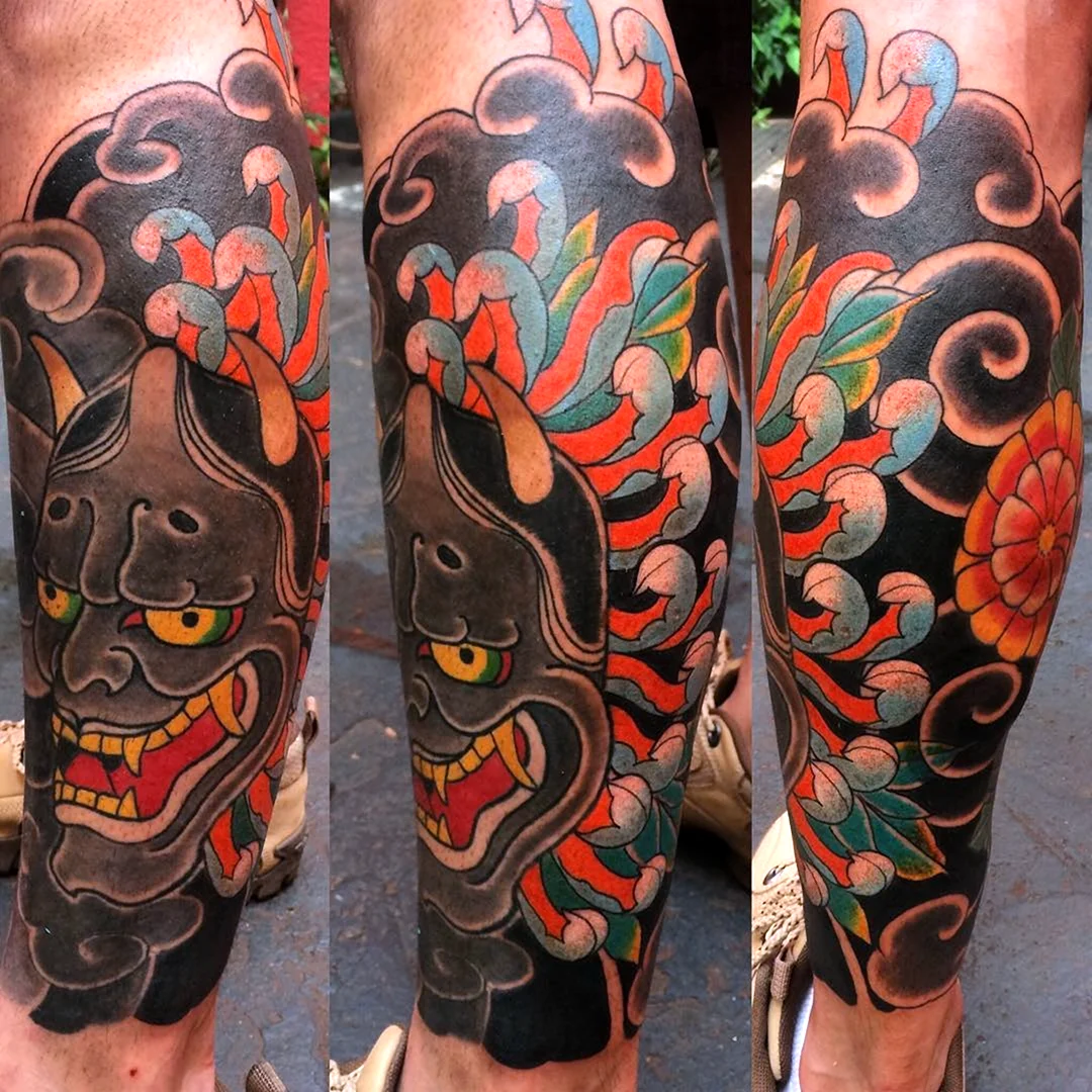 Ханья традиционный японский стиль на икру тату