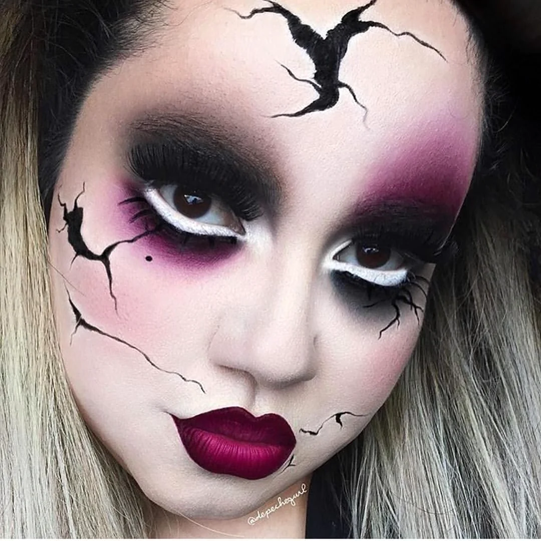 Хэллоуинский макияж Каролина