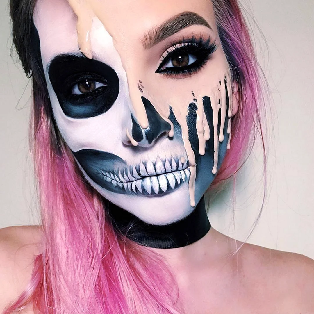 Хэллоуинский макияж Каролина