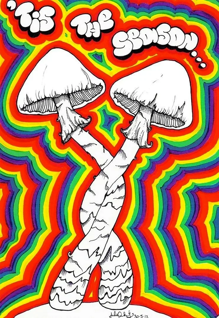 Хиппи грибы психоделики