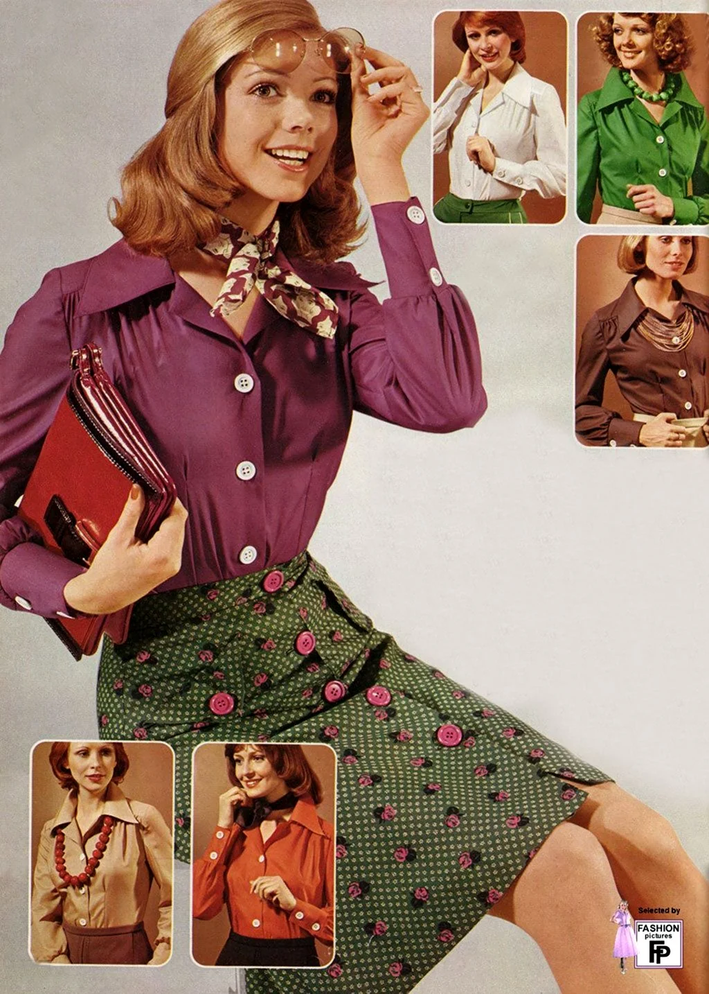 Кофты женские мода 70-х годов